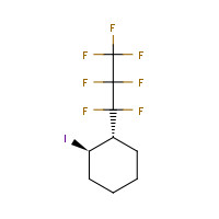 7589-43-7 cis-1-Iodo-2-(heptafluoropropyl)cyclohexane chemical structure