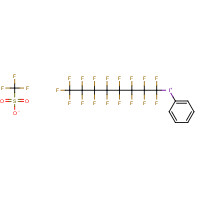 77758-89-5 (Perfluoro-n-octyl)phenyliodonium trifluoromethanesulfonate chemical structure