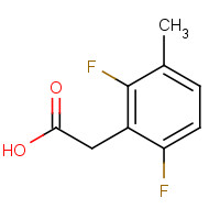261943-97-9 2,6-Difluoro-3-methylphenylacetic acid chemical structure