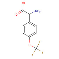 261952-24-3 4-(Trifluoromethoxy)-DL-phenylglycine chemical structure