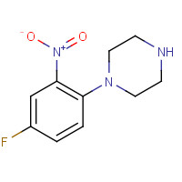243128-46-3 1-(4-Fluoro-2-nitrophenyl)piperazine chemical structure