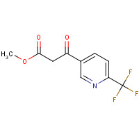 386704-15-0 Methyl 6-(trifluoromethyl)nicotinoylacetate chemical structure
