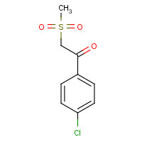 24437-48-7 1-(4-Chlorophenyl)-2-methylsulfonylethanone chemical structure