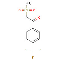 386715-52-2 2-Methylsulfonyl-1-(4-trifluoromethylphenyl)-ethanone chemical structure