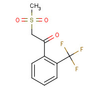 387350-34-7 2-Methylsulfonyl-1-(2-trifluoromethylphenyl)-ethanone chemical structure