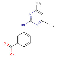 81261-77-0 N-(4,6-Dimethylpyrimidin-2-yl)-3-aminobenzoic acid chemical structure