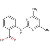 17174-03-7 N-(4,6-Dimethylpyrimidin-2-yl)-2-aminobenzoic acid chemical structure