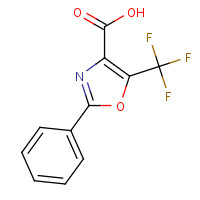 236736-23-5 2-Phenyl-5-(trifluoromethyl)oxazole-4-carboxylic acid chemical structure
