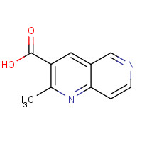 387350-63-2 2-Methyl-1,6-naphthyridine-3-carboxylic acid chemical structure