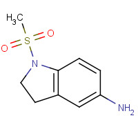 299921-01-0 2,3-Dihydro-1-(methylsulfonyl)-(1H)-indole-5-amine chemical structure