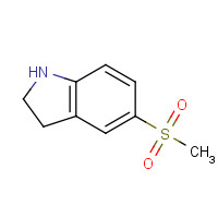 387350-92-7 2,3-Dihydro-5-(methylsulfonyl)-(1H)-indole chemical structure