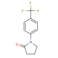 73081-88-6 1-[4-(Trifluoromethyl)phenyl]-2-pyrrolidinone chemical structure