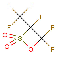 773-15-9 1,2,2-Trifluoro-2-hydroxy-1-(trifluoromethyl)-ethanesulfonic acid sultone chemical structure