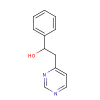 36914-71-3 1-Phenyl-2-(pyrimidin-4-yl)ethanol chemical structure