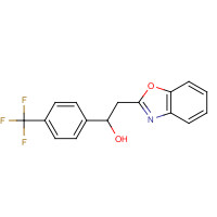 502625-50-5 2-Benzoxazol-2-yl-1-(4-trifluoromethylphenyl)-ethanol chemical structure