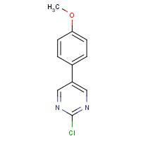 27794-03-2 2-Chloro-5-(4-methoxyphenyl)pyrimidine chemical structure