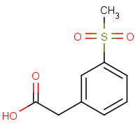 1877-64-1 3-Methylsulfonylphenylacetic acid chemical structure