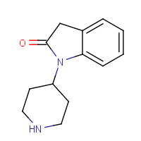 90536-91-7 1,3-Dihydro-1-(piperidin-4-yl)-(2H)-indol-2-one chemical structure
