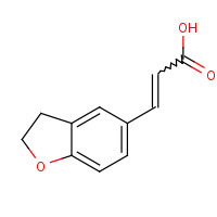 203505-84-4 3-(2,3-Dihydro-1-benzofuran-5-yl)acrylic acid chemical structure