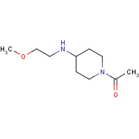 39512-59-9 1-Acetyl-4-[(2-methoxyethyl)amino]piperidine chemical structure