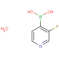 1029880-18-9 3-Fluoro-4-pyridineboronic acid hydrate chemical structure