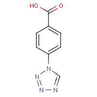 78190-05-3 4-(1H-Tetraazol-1-yl)benzoic acid chemical structure