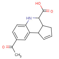312714-12-8 8-Acetyl-3a,4,5,9b-tetrahydro-3H-cyclopenta[c]-quinoline-4-carboxylic acid chemical structure