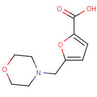 26095-36-3 5-Morpholin-4-ylmethyl-furan-2-carboxylic acid chemical structure