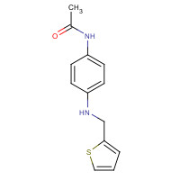 18210-26-9 N-{4-[(Thiophen-2-ylmethyl)amino]-phenyl}-acetamide chemical structure