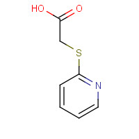 10002-29-6 (Pyridin-2-ylsulfanyl)acetic acid chemical structure