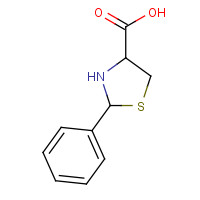 42607-21-6 2-Phenyl-1,3-thiazolane-4-carboxylic acid chemical structure