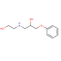 29607-93-0 1-(2-Hydroxyethylamino)-3-phenoxy-propan-2-ol chemical structure