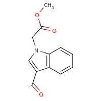 351015-73-1 (3-Formyl-indol-1-yl)-acetic acid methyl ester chemical structure