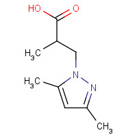436086-92-9 3-(3,5-Dimethyl-pyrazol-1-yl)-2-methyl-propionic acid chemical structure