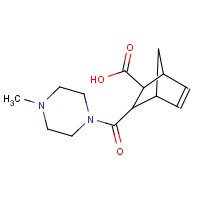 436811-00-6 3-(4-Methyl-piperazine-1-carbonyl)-bicyclo[2.2.1]hept-5-ene-2-carboxylic acid chemical structure