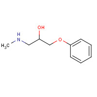 39631-73-7 1-Methylamino-3-phenoxy-propan-2-ol chemical structure