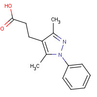 381697-36-5 3-(3,5-Dimethyl-1-phenyl-1H-pyrazol-4-yl)-propionic acid chemical structure