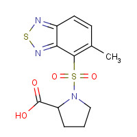 436811-15-3 1-(5-Methyl-benzo[1,2,5]thiadiazole-4-sulfonyl)-pyrrolidine-2-carboxylic acid chemical structure