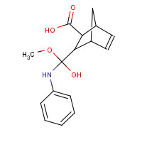 61894-11-9 3-(2-Methoxy-phenylcarbamoyl)-bicyclo[2.2.1]hept-5-ene-2-carboxylic acid chemical structure