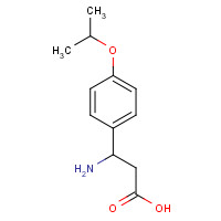 311321-19-4 3-Amino-3-(4-isopropoxy-phenyl)-propionic acid chemical structure