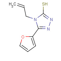 60870-43-1 4-Allyl-5-furan-2-yl-4H-[1,2,4]triazole-3-thiol chemical structure