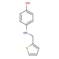 3139-28-4 4-[(Thiophen-2-ylmethyl)-amino]-phenol chemical structure