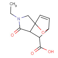 163035-51-6 3-Ethyl-4-oxo-10-oxa-3-aza-tricyclo[5.2.1.0*1,5*]dec-8-ene-6-carboxylic acid chemical structure