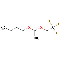 2925-42-0 n-Butyl 2,2,2-trifluoroethylacetaldehyde acetal chemical structure