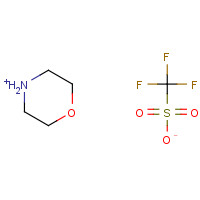 77534-70-4 N-Morpholinium trifluoromethanesulfonate chemical structure