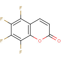 33739-04-7 5,6,7,8-Tetrafluorocoumarin chemical structure