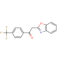 849021-35-8 2-(1,3-Benzoxazol-2-yl)-1-[4-(trifluoromethyl)-phenyl]ethanone chemical structure