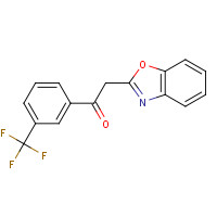 849021-37-0 2-(1,3-Benzoxazol-2-yl)-1-[3-(trifluoromethyl)-phenyl]ethanone chemical structure