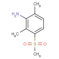 10311-40-7 2,6-Dimethyl-3-(methylsulfonyl)aniline chemical structure