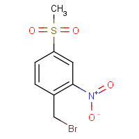 849035-67-2 1-(Bromomethyl)-4-(methylsulfonyl)-2-nitrobenzene chemical structure